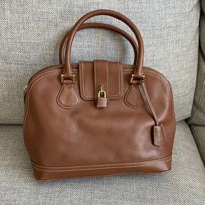 Jcrew brown leather bag